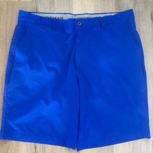 Attack Life by Greg Norman Blue Flat Front Shorts